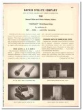 Haynes Stellite Company 1947 vintage industrial catalog Hastelloy Haynes Stellite Company 1947 vintage industrial catalog Hastelloy