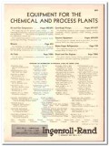 Ingersol-Rand 1947 vintage industrial catalog chemical process plants Ingersol-Rand 1947 vintage industrial catalog chemical process plants