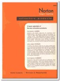 Norton Company 1947 vintage industrial catalog Refractory Products Norton Company 1947 vintage industrial catalog Refractory Products
