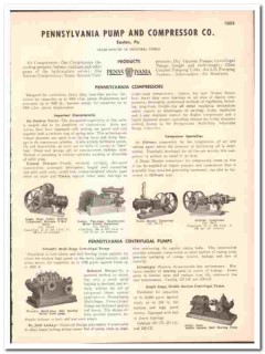Pennsylvania Pump Compressor Company 1947 vintage industrial catalog Pennsylvania Pump Compressor Company 1947 vintage industrial catalog
