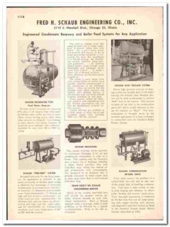 Fred H Schaub Engineering Company 1947 vintage industrial catalog