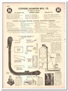 Stephens-Adamson Mfg Company 1947 vintage industrial catalog conveyor