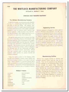 Whitlock Mfg Company 1947 vintage industrial catalog heat transfer Whitlock Mfg Company 1947 vintage industrial catalog heat transfer
