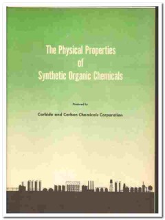 Carbide Carbon Chemicals Corp 1947 vintage catalog Synthetic Organic Carbide Carbon Chemicals Corp 1947 vintage catalog Synthetic Organic