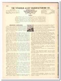 Titan Alloy Mfg Company 1947 vintage metal catalog Zirconium Titanium