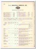 U S Industrial Chemicals Inc 1947 vintage catalog solvents alcohols U S Industrial Chemicals Inc 1947 vintage catalog solvents alcohols