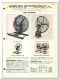 Garrott Brass Machine Company 1974 vintage oil gas catalog Bug Blowers
