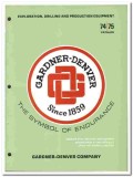 Gardner-Denver Company 1974 vintage oil gas catalog oilfield equipment