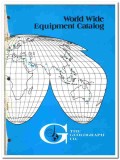 Geolograph Company 1974 vintage oil gas catalog oilfield recorder