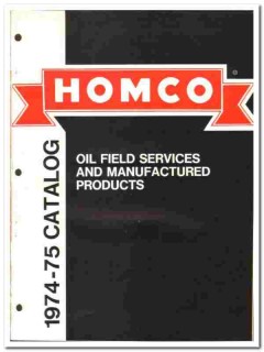 Homco International Inc 1974 vintage oil gas catalog oilfield services Homco International Inc 1974 vintage oil gas catalog oilfield services