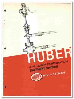 J M Huber Corp 1974 vintage oil gas catalog oilfield equipment J M Huber Corp 1974 vintage oil gas catalog oilfield equipment