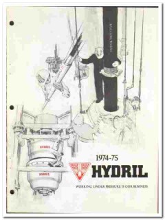 Hydril Company 1974 vintage oil gas catalog oilfield equipment