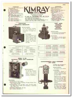 Kimray Inc 1974 vintage oil gas catalog oilfield equipment controls Kimray Inc 1974 vintage oil gas catalog oilfield equipment controls