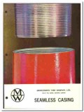 Mannesmann Tube Company LTD 1974 vintage oil catalog seamless casing Mannesmann Tube Company LTD 1974 vintage oil catalog seamless casing