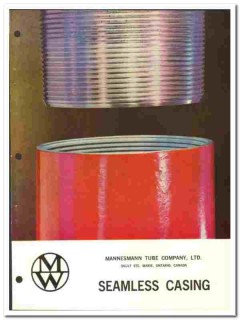 Mannesmann Tube Company LTD 1974 vintage oil catalog seamless casing