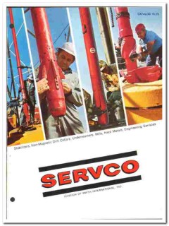 Smith International Inc 1974 vintage oil gas catalog oilfield Servco