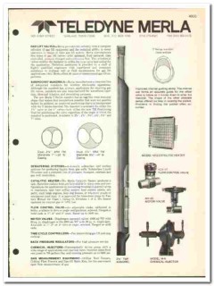 Teledyne Merla Inc 1974 vintage oil catalog oilfield Gas Lift Valves Teledyne Merla Inc 1974 vintage oil catalog oilfield Gas Lift Valves