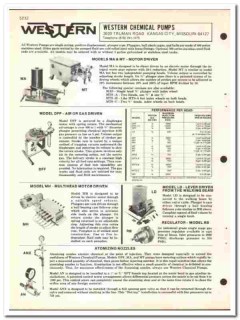 Western Chemical Pumps Inc 1974 vintage oil catalog oilfield plunger Western Chemical Pumps Inc 1974 vintage oil catalog oilfield plunger