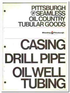 Wheeling-Pittsburgh Steel Corp 1974 vintage oil gas catalog Seamless Wheeling-Pittsburgh Steel Corp 1974 vintage oil gas catalog Seamless