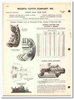 Wichita Clutch Company 1974 vintage oil gas catalog oilfield equipment Wichita Clutch Company 1974 vintage oil gas catalog oilfield equipment