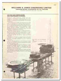 Williams James Engineers Limited 1974 vintage oil gas catalog oilfield