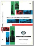 Master Builders Company 1976 vintage concrete catalog products
