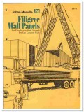 Johns-Manville 1976 vintage concrete catalog Filigree Wall Panels