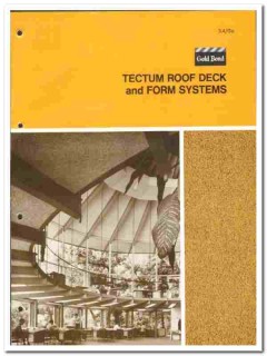 National Gypsum Company 1976 vintage roofing catalog Tectum Gold Bond National Gypsum Company 1976 vintage roofing catalog Tectum Gold Bond