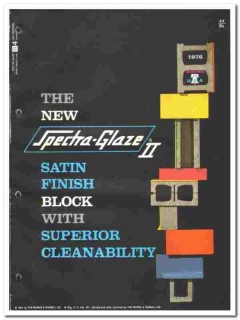 Burns Russell Company 1976 vintage concrete catalog Spectra-Glaze Burns Russell Company 1976 vintage concrete catalog Spectra-Glaze