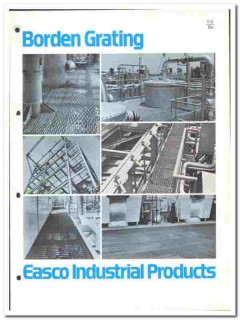 Borden Metal Products Company 1976 vintage flooring catalog Grating Borden Metal Products Company 1976 vintage flooring catalog Grating