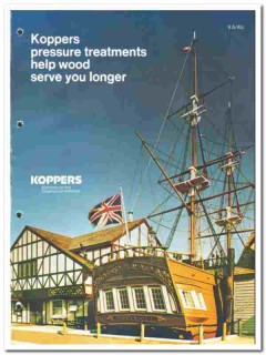 Koppers Company 1976 vintage wood catalog Pressure Treatments Koppers Company 1976 vintage wood catalog Pressure Treatments
