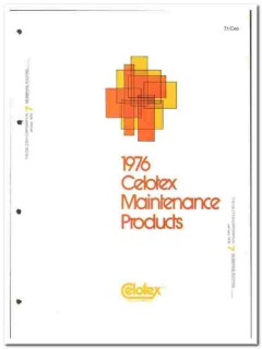 Celotex Corp 1976 vintage roofing catalog Maintenance Products