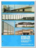 Steelite Buildings Inc 1976 vintage wall catalog construction panels Steelite Buildings Inc 1976 vintage wall catalog construction panels