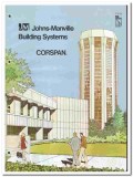 Johns-Manville 1976 vintage wall catalog Corspan building panels Johns-Manville 1976 vintage wall catalog Corspan building panels