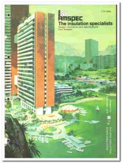 Amspec Inc 1976 vintage insulation catalog Styrofoam building Amspec Inc 1976 vintage insulation catalog Styrofoam building