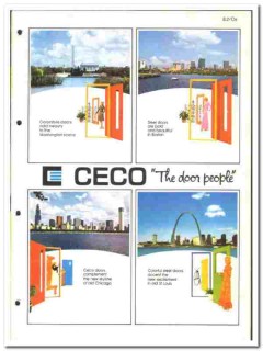 Ceco Corp 1976 vintage door catalog flush steel Imperial Regent Legion Ceco Corp 1976 vintage door catalog flush steel Imperial Regent Legion