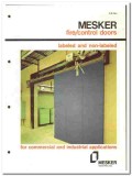 Mesker Industries Inc 1976 vintage door catalog fire control labeled