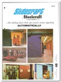 Steelcraft Mfg Company 1976 vintage door catalog Slidecraft automatic