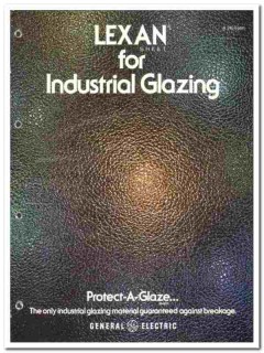 General Electric Company 1976 vintage window catalog Lexan Glazing General Electric Company 1976 vintage window catalog Lexan Glazing
