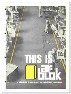 Architectural Research Corp 1976 vintage flooring catalog Ar-blok