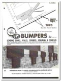 American Floor Products Company 1976 vintage wall catalog bumpers Afco