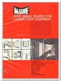 W B McGuire Company 1976 vintage truck catalog Loading Dock Equipment W B McGuire Company 1976 vintage truck catalog Loading Dock Equipment