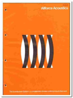 Lord Corp 1976 vintage catalog Allforce Acoustics noise control Lord Corp 1976 vintage catalog Allforce Acoustics noise control