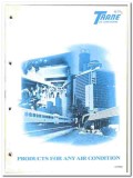 Trane Company 1976 vintage heating catalog Air Conditioning asbestos