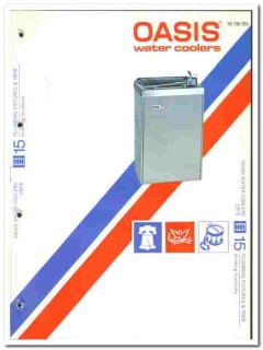 EBCO Mfg Company 1976 vintage plumbing catalog Oasis Water Coolers EBCO Mfg Company 1976 vintage plumbing catalog Oasis Water Coolers