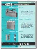 Filtrine Mfg Company 1976 vintage plumbing catalog liquid chillers Filtrine Mfg Company 1976 vintage plumbing catalog liquid chillers