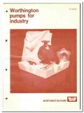 Worthington Pump Inc 1976 vintage industrial catalog Centrifugal