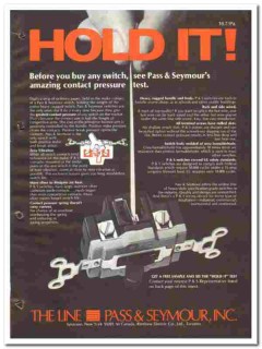 Pass Seymour Inc 1976 vintage electrical catalog switches Ground Fault