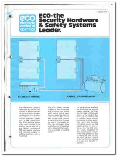 ECO Security Corp 1976 vintage catalog hardware safety Hager Hinge ECO Security Corp 1976 vintage catalog hardware safety Hager Hinge