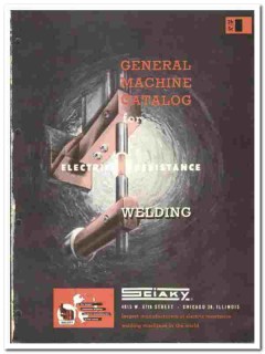 Sciaky Inc 1957 vintage industrial catalog Electric Resistance Welding Sciaky Inc 1957 vintage industrial catalog Electric Resistance Welding